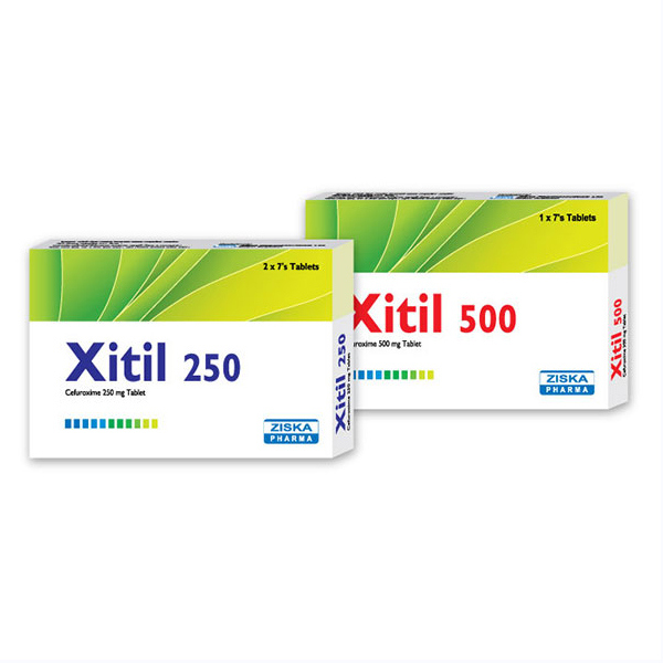 Pack Image: Xitil 500 mg Tablet (1 x 7)