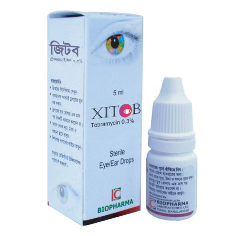Pack Image: Xitob 0.3% Eye Drop (5 ml drop)