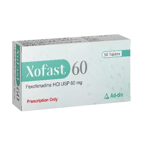 Pack Image: Xofast 60 mg Tablet (5 x 10)