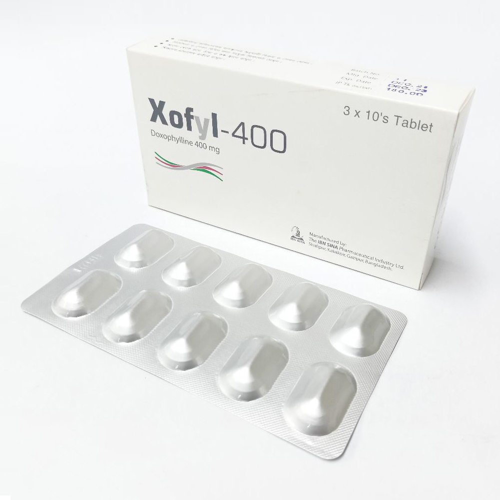 Pack Image: Xofyl 400 mg Tablet (3 x 10)