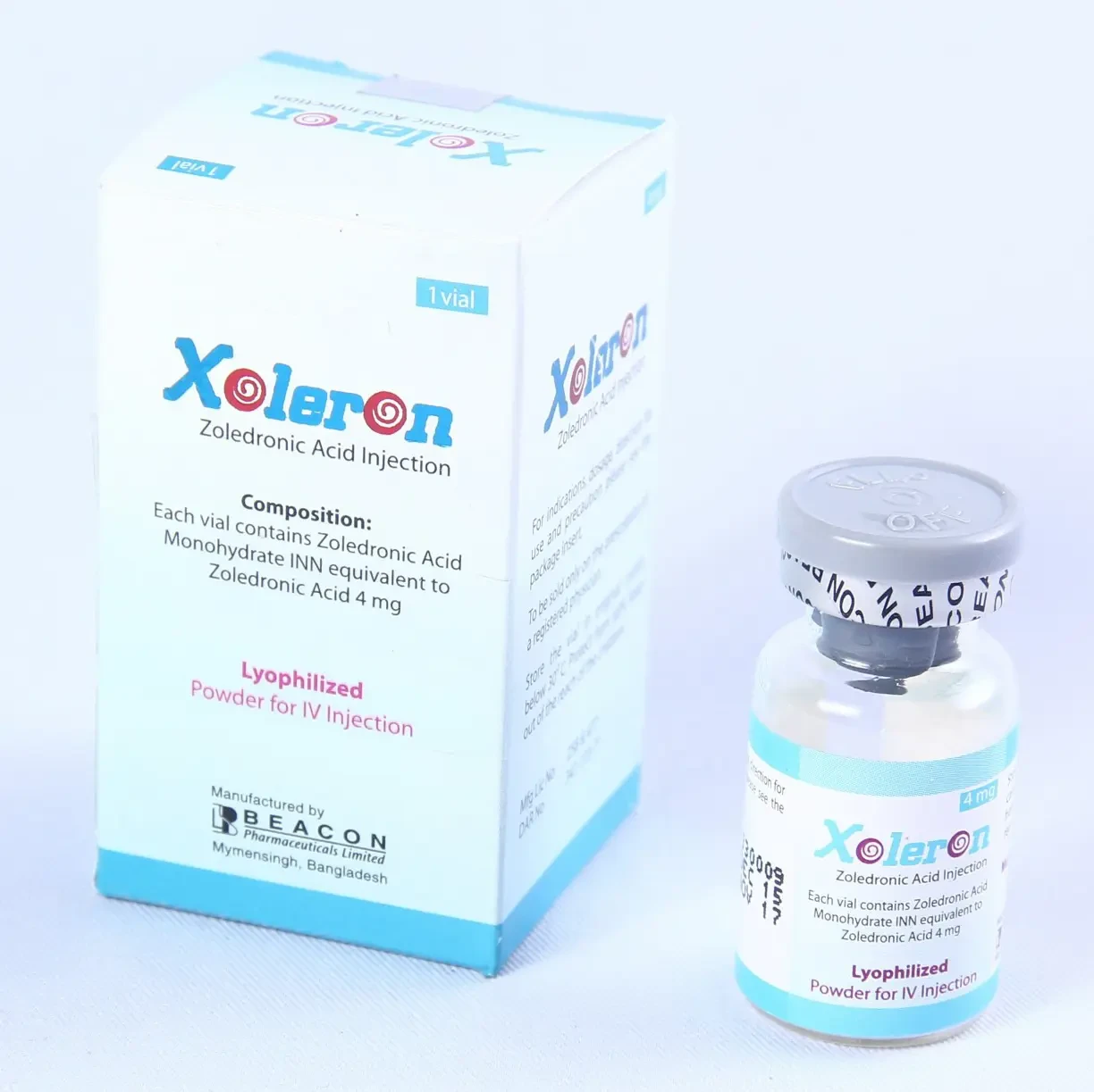 Pack Image: Xoleron 4 mg Injection (4 mg vial)
