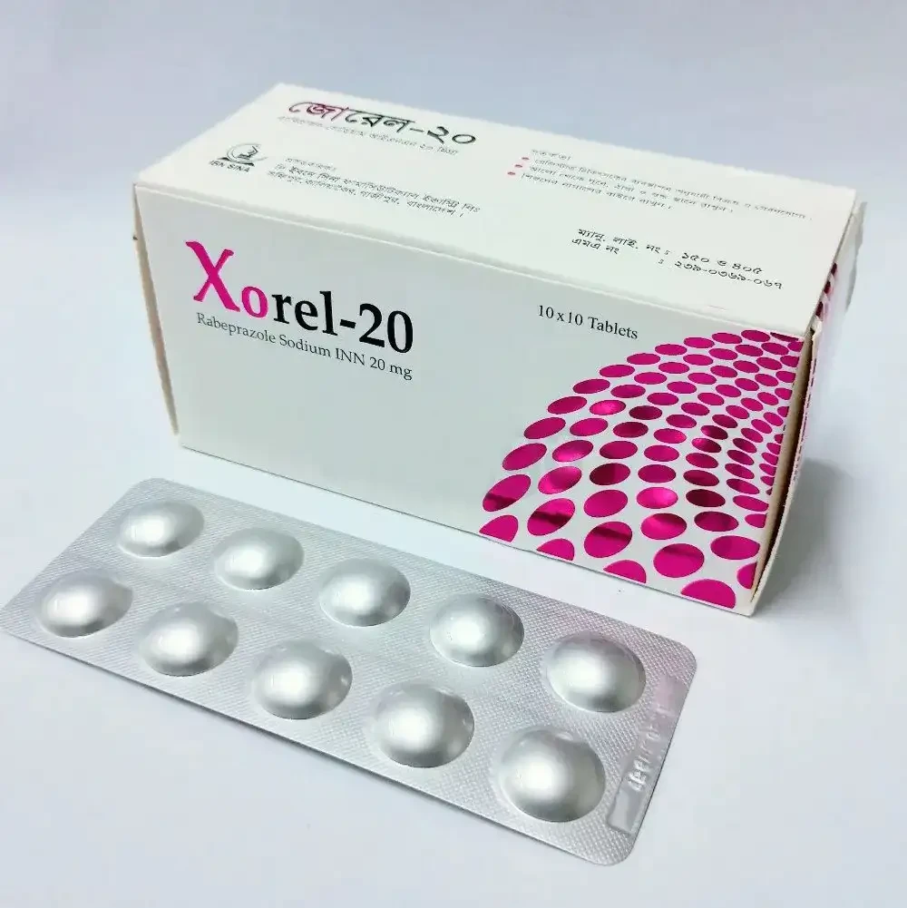 Pack Image: Xorel 20 mg Tablet (10 x 10)