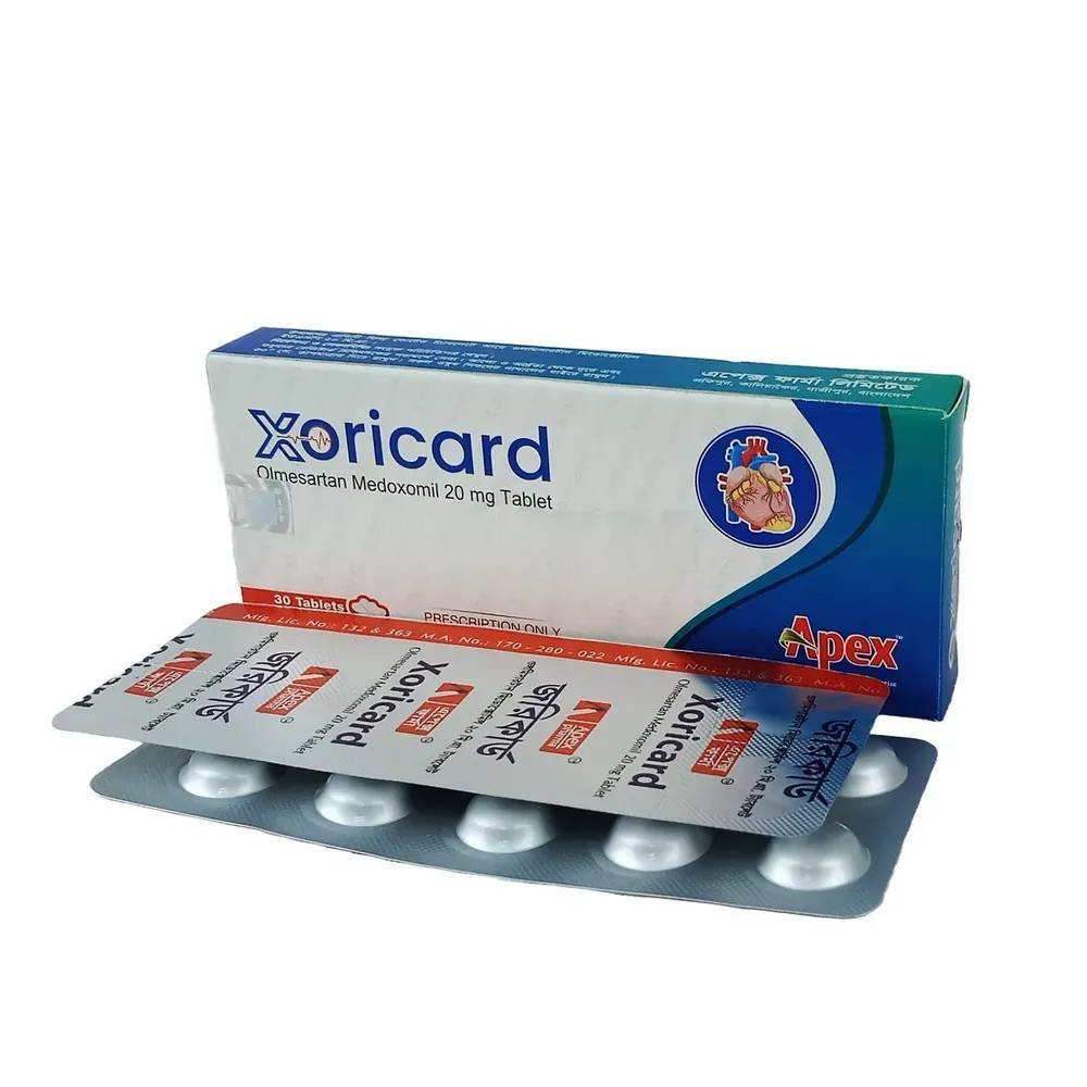 Pack Image: Xoricard 20 mg Tablet (3 x 10)