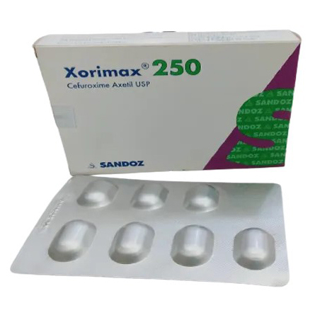 Pack Image: Xorimax 250 mg Tablet (2 x 7)