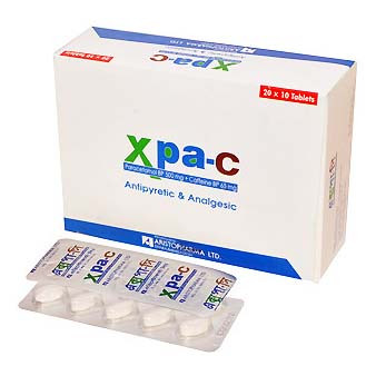 Pack Image: Xpa-C 500 mg Tablet (20 x 10)