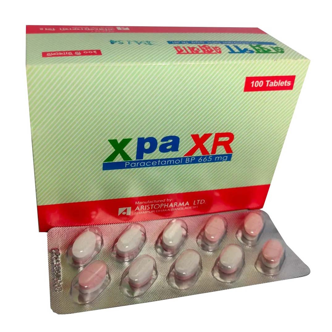 Pack Image: Xpa XR 665 mg Tablet (20 x 10)