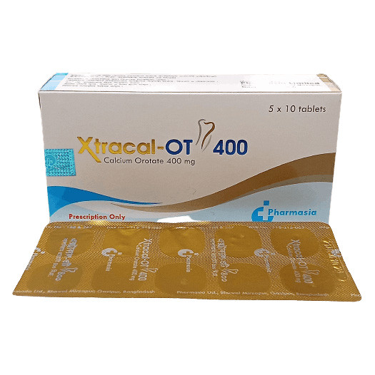 Pack Image: Xtracal OT 400 mg Tablet (5 x 10)