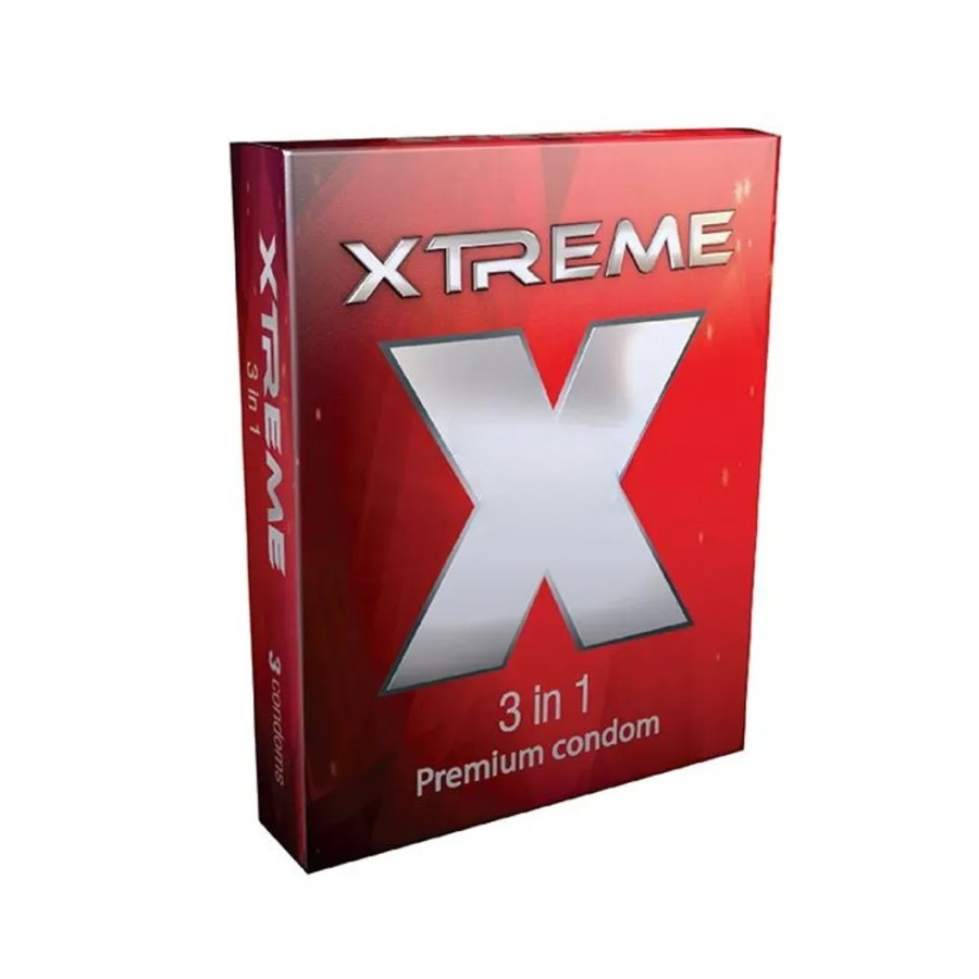 Pack Image: Xtreme 3 in 1 Condom (Per pack)