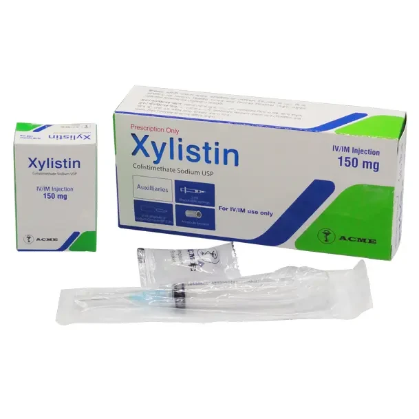 Pack Image: Xylistin 4.5 MIU Injection (4.5 MIU vial)