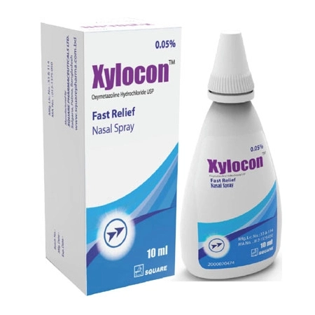 Pack Image: Xylocon 0.05% Nasal Spray (10 ml nasal spray)