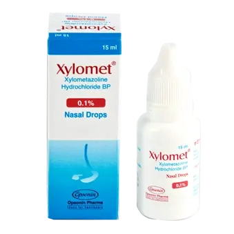 Pack Image: Xylomet 0.1% Nasal Drop (10 ml drop)
