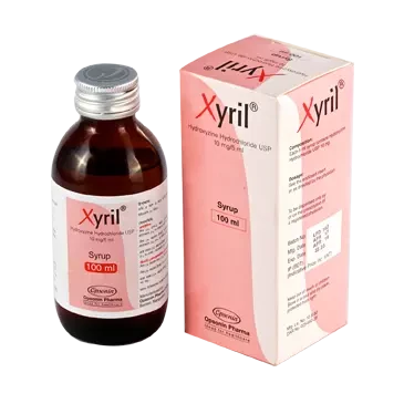 Pack Image: Xyril 10 mg Syrup (100 ml bottle)