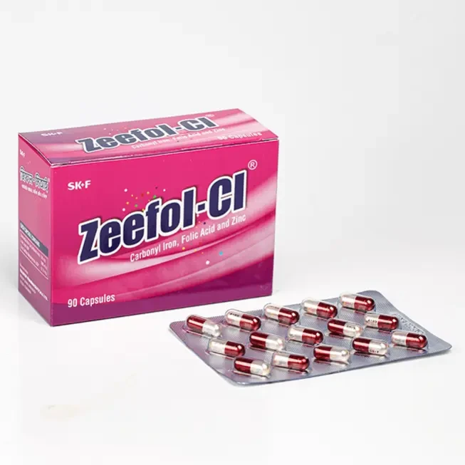 Pack Image: Zeefol-CI 50 mg Capsule (6 x 15)