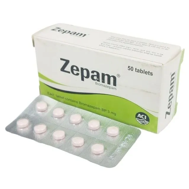 Pack Image: Zepam 3 mg Tablet (5 x 10)
