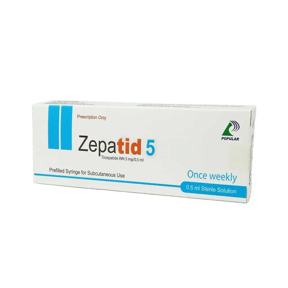 Pack Image: Zepatid 5 mg Injection (5 mg pre-filled syringe)