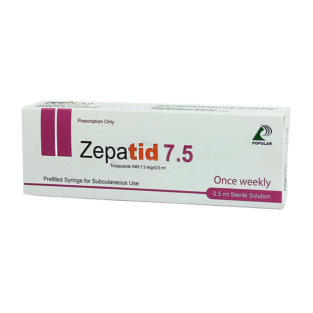 Pack Image: Zepatid 7.5 mg Injection (7.5 mg pre-filled syringe)