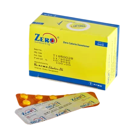 Pack Image: Zero 8 mg Tablet (10 x 10)