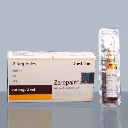 Pack Image: Zeropain 60 mg Injection (2 ml ampoule)