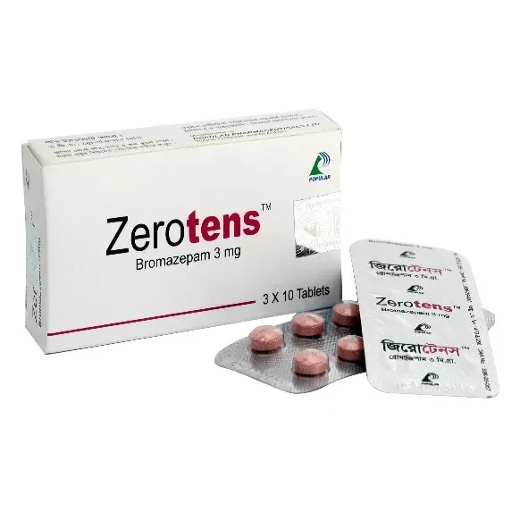 Pack Image: Zerotens 3 mg Tablet (3 x 10)
