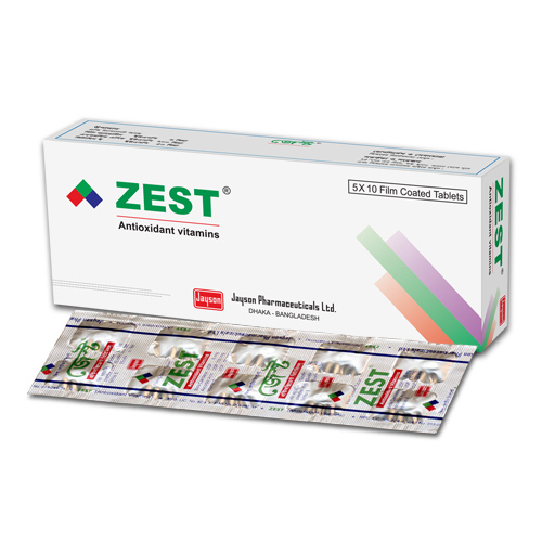 Pack Image: Zest 6 mg Tablet (5 x 10)