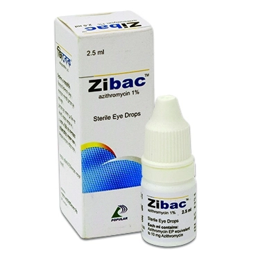 Pack Image: Zibac 1% Eye Drop (2.5 ml drop)