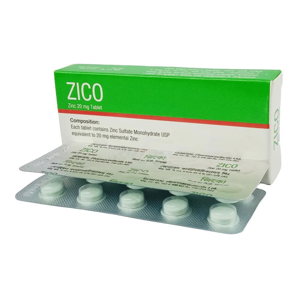 Pack Image: Zico 20 mg Tablet (3 x 10)