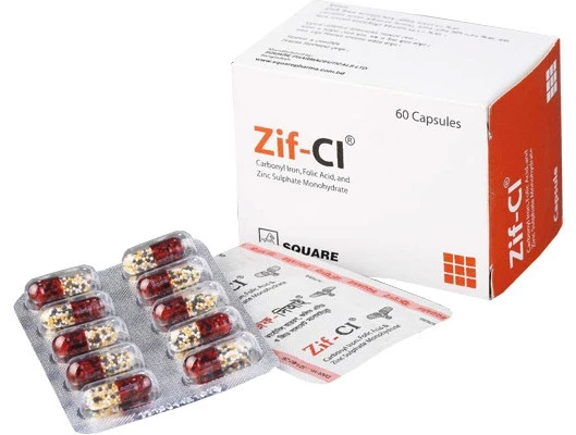 Pack Image: Zif-CI 50 mg Capsule (6 x 10)