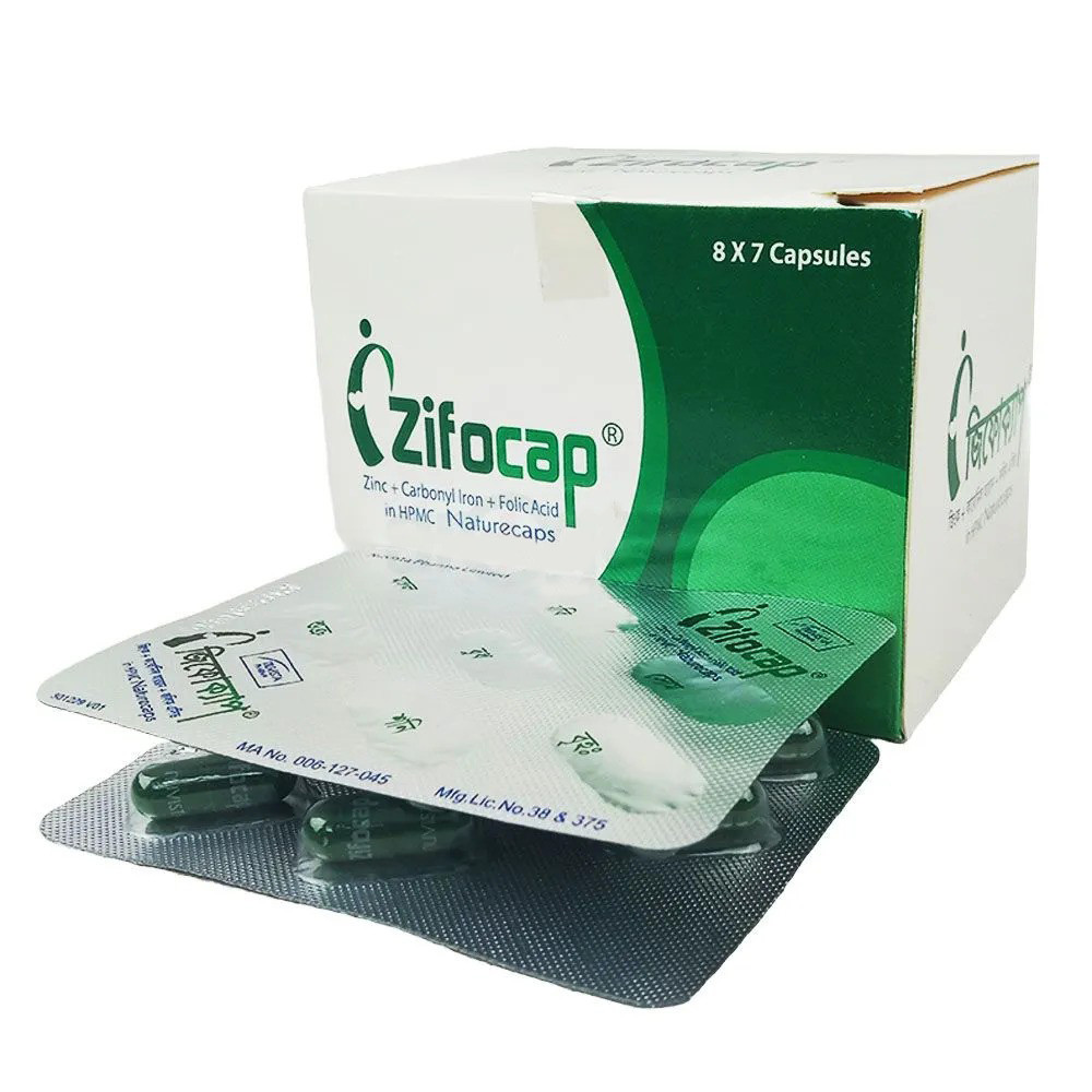 Pack Image: Zifocap 50 mg Capsule (8 x 7)