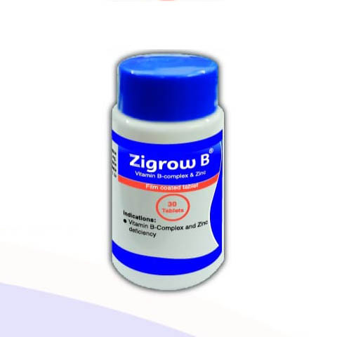 Pack Image: Zigrow B  Tablet (1 x 30)
