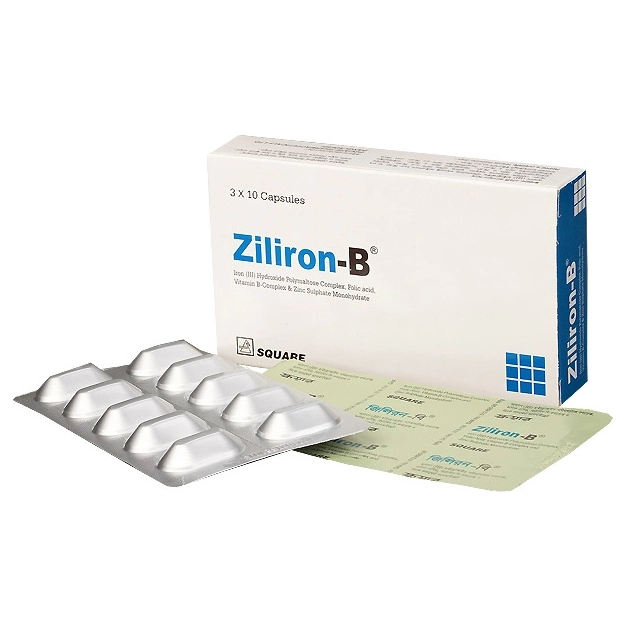 Pack Image: Ziliron-B  Capsule (3 x 10)