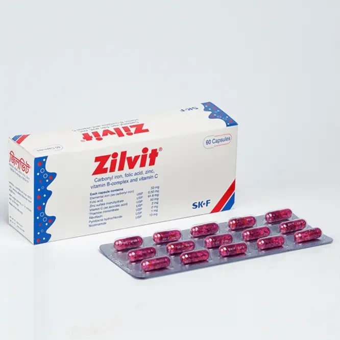 Pack Image: Zilvit  Capsule (4 x 15)