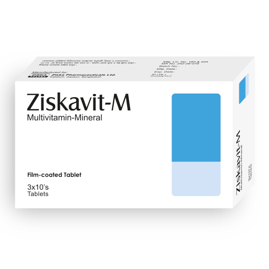 Pack Image: Ziskavit-M  Tablet (3 x 10)