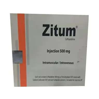 Pack Image: Zitum 500 mg Injection (500 mg vial)