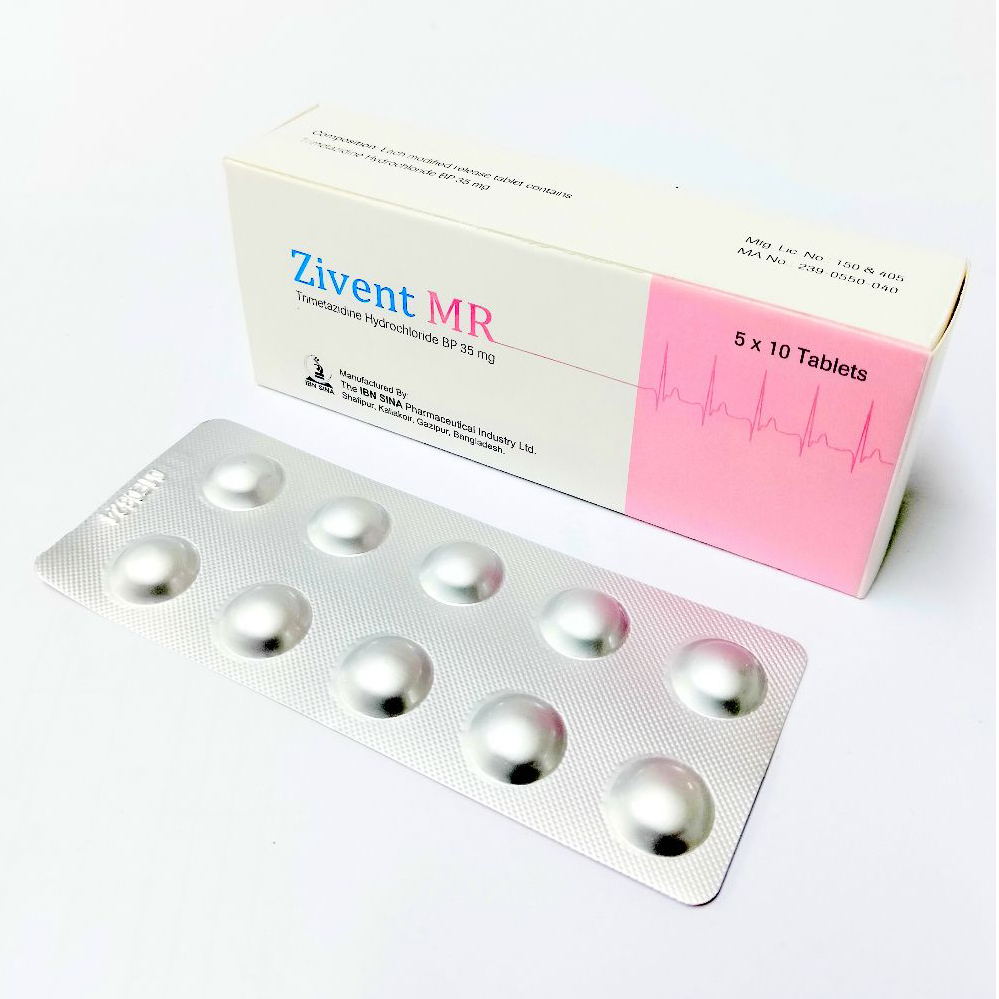 Pack Image: Zivent MR 35 mg Tablet (5 x 10)