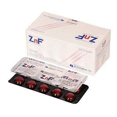 Pack Image: ZnF 5 mg Tablet (10 x 10)