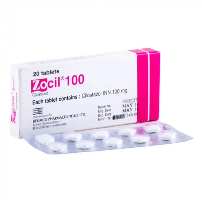 Pack Image: Zocil 100 mg Tablet (2 x 10)