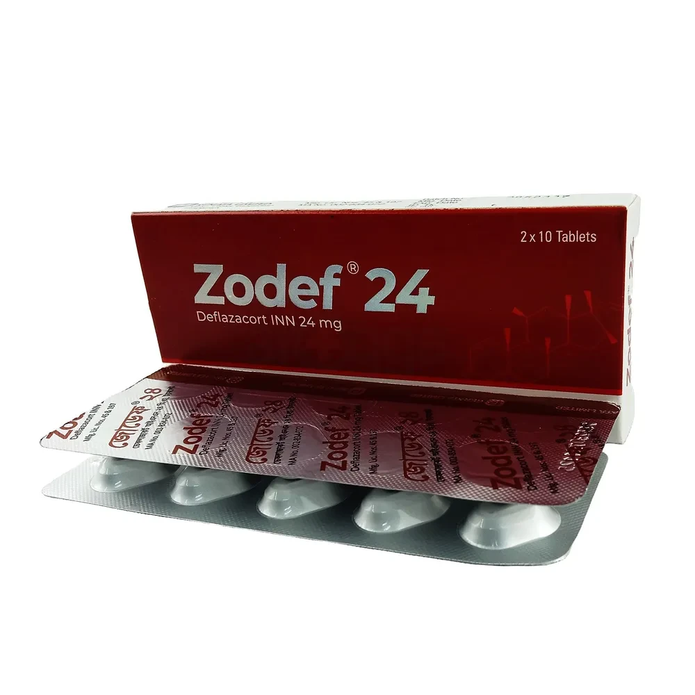 Pack Image: Zodef 24 mg Tablet (2 x 10)