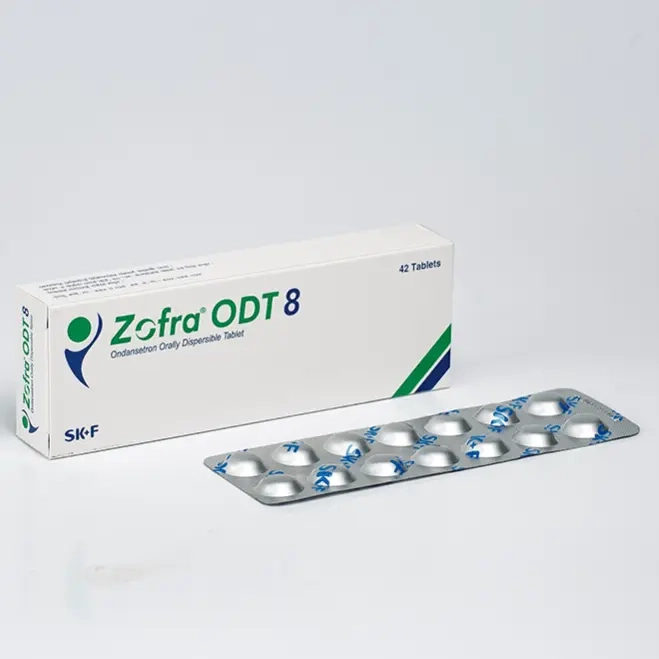 Pack Image: Zofra ODT 8 mg Tablet (3 x 14)