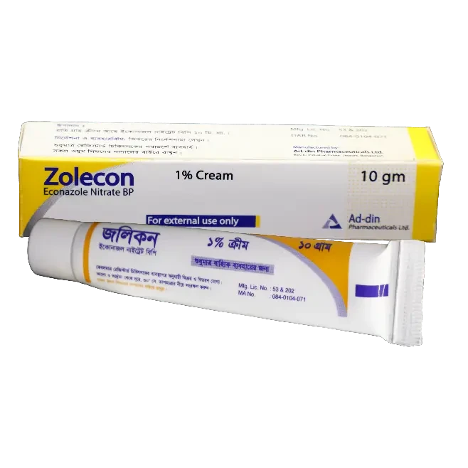 Pack Image: Zolecon 1% Cream (10 gm tube)