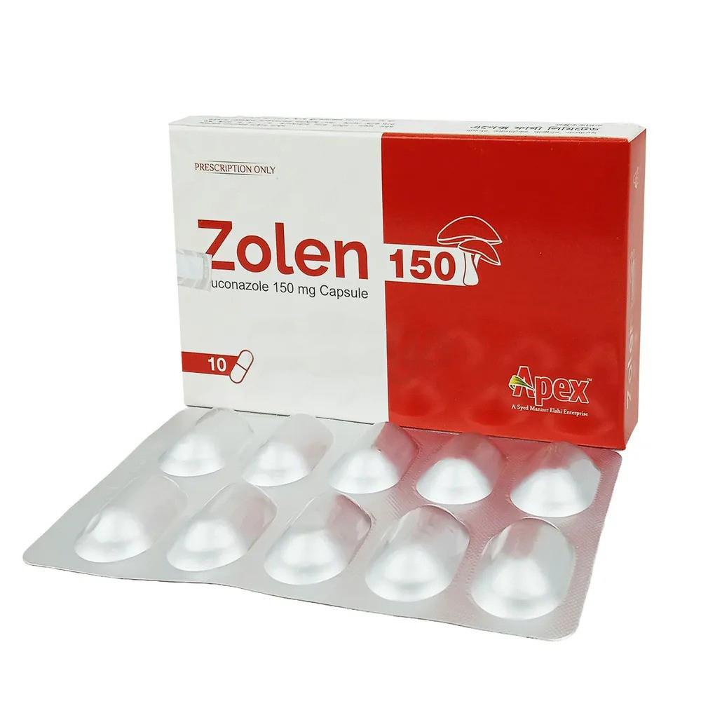 Pack Image: Zolen 150 mg Capsule (1 x 10)