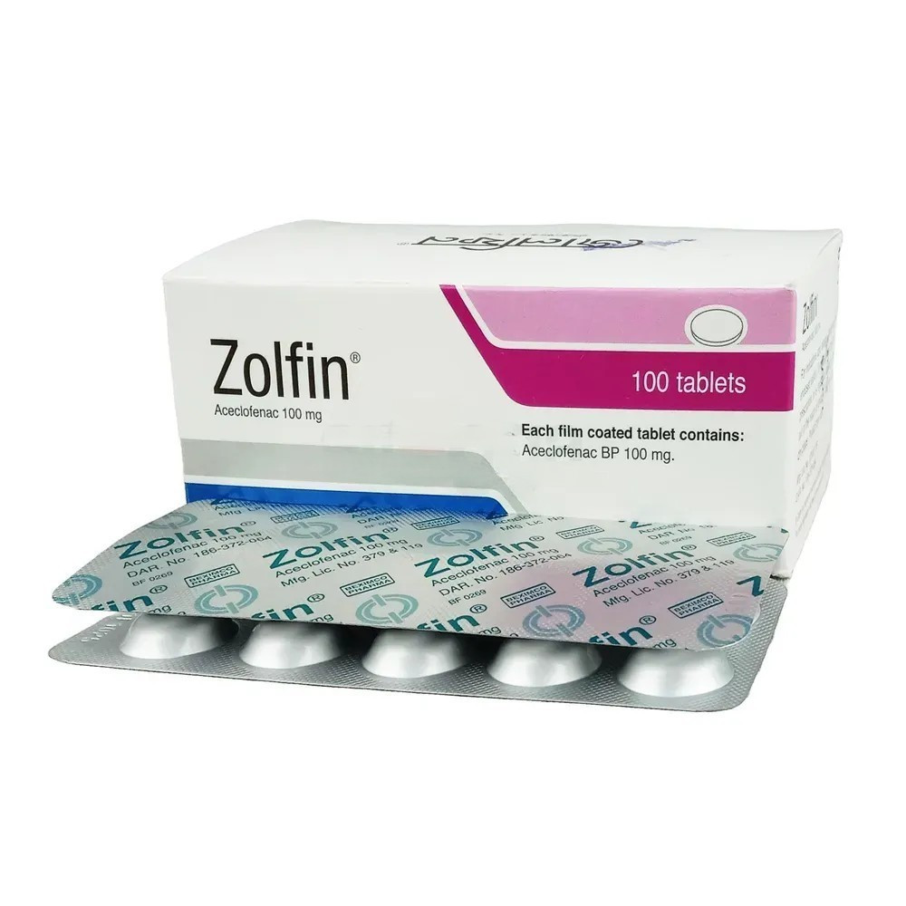 Pack Image: Zolfin 100 mg Tablet (10 x 10)