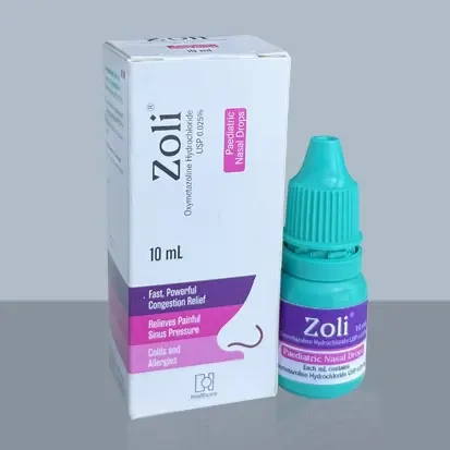 Pack Image: Zoli 0.025% Nasal Drop (10 ml drop)