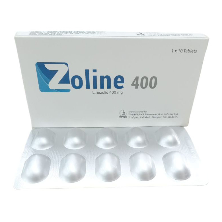 Pack Image: Zoline 400 mg Tablet (1 x 10)