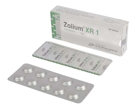Pack Image: Zolium XR 1 mg Tablet (3 x 10)
