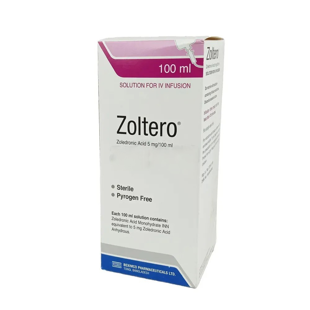 Pack Image: Zoltero 5 mg Injection (100 ml bottle)