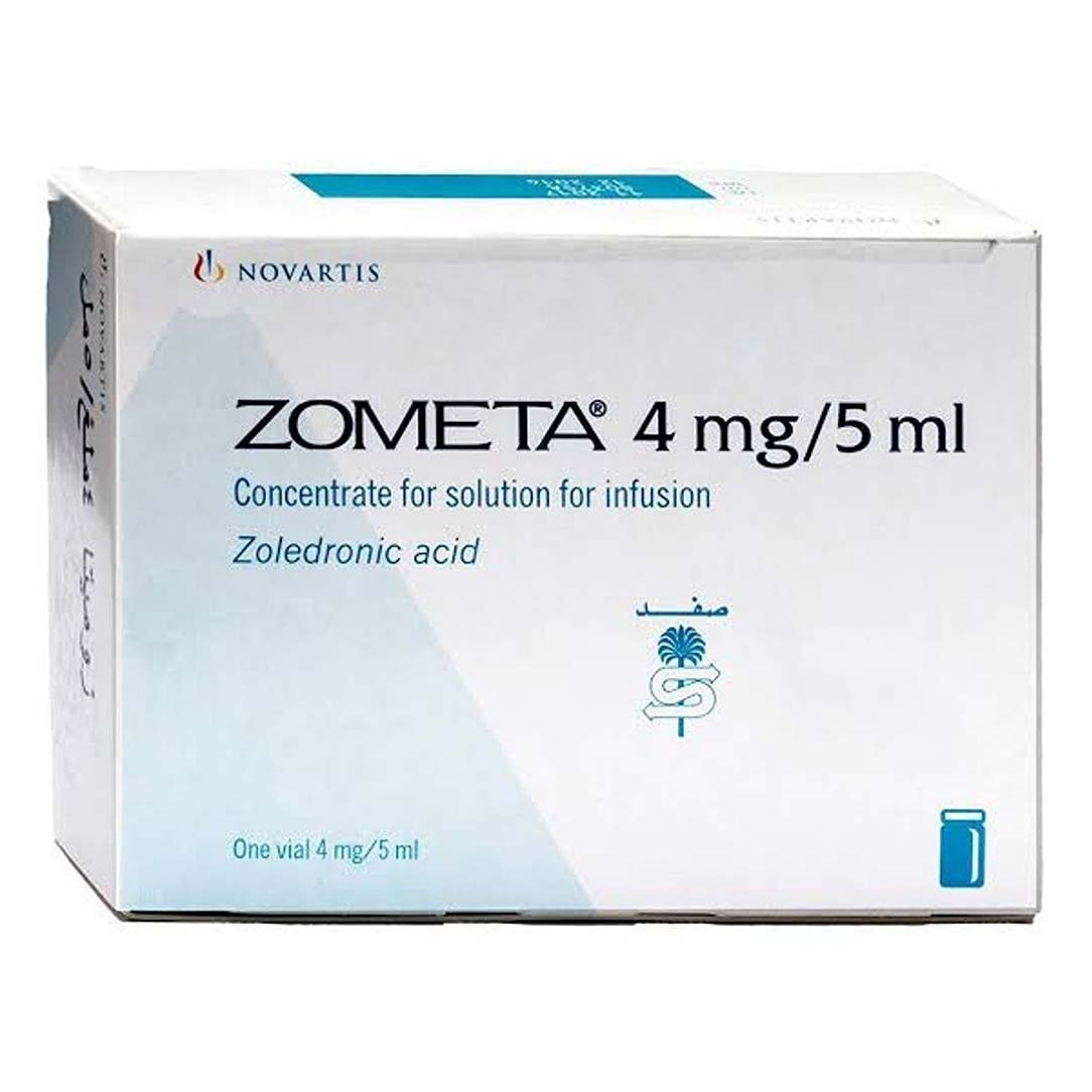 Pack Image: Zometa 4 mg Injection (4 mg vial)