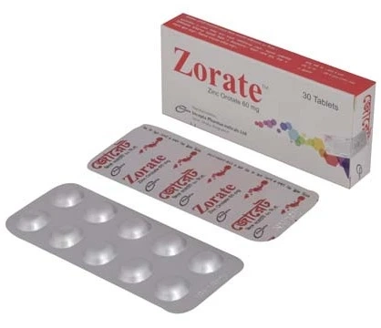 Pack Image: Zorate 60 mg Tablet (3 x 10)
