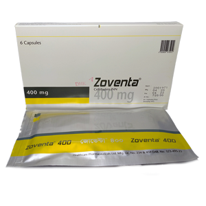 Pack Image: Zoventa 400 mg Capsule (1 x 6)