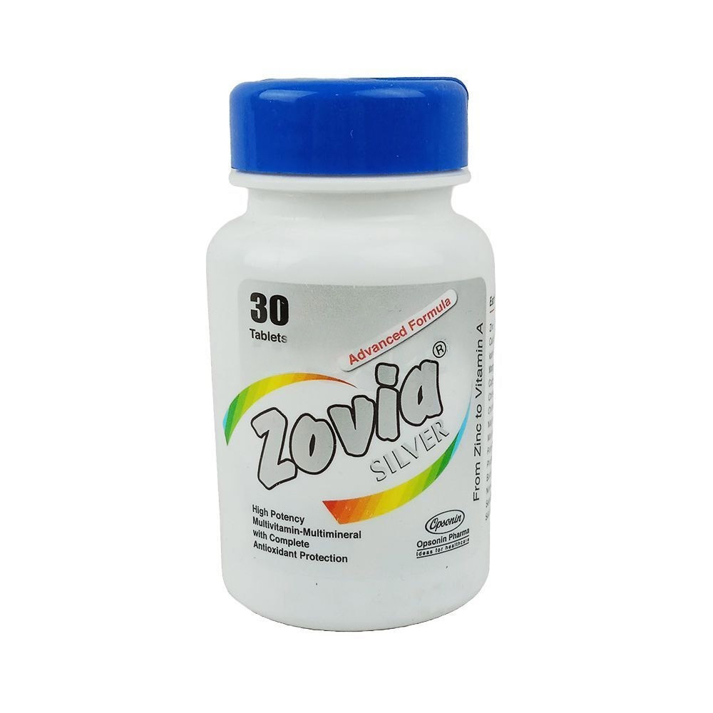 Pack Image: Zovia Silver Tablet (1 x 30)