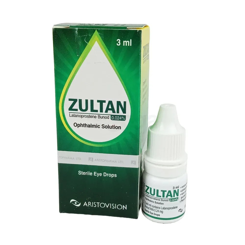 Pack Image: Zultan 0.024% Eye Drop (3 ml drop)